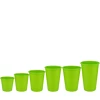 Стакан бумажный 340мл однослойный Grass Cup 50шт, Размер стакана: 340, Цвет стакана: Салатовый, Материал: Картон, изображение 3