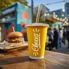 Стакан паперовий 500мл для холодних напоїв Cheers 50шт, Розмір стакана: 500, Колір стакана: З зображенням, Матеріал: Картон, изображение 4