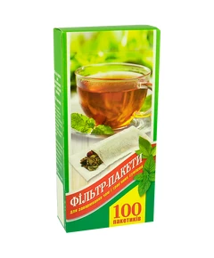 Фильтр-пакеты для чая ХL под чайник 100шт