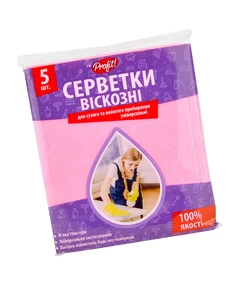 Салфетки вискозные PROFIT 30x36см 5шт
