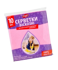 Салфетки вискозные PROFIT 30х36см 10шт