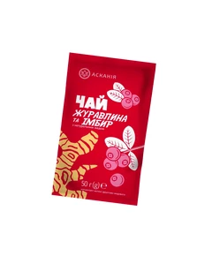 Чай АСКАНИЯ концентрат - Клюква-имбирь 50г