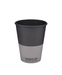 Стакан бумажный 400мл однослойный Graphite Сup 50шт, Размер стакана: 400, Цвет стакана: С рисунком, Материал: Картон