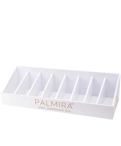 Органайзер для чая PALMIRA 8 секций белый
