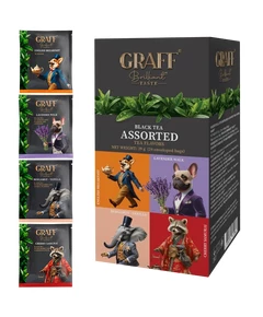 Чай черный байховый Assorted tea flavors асcорти Graff 24шт