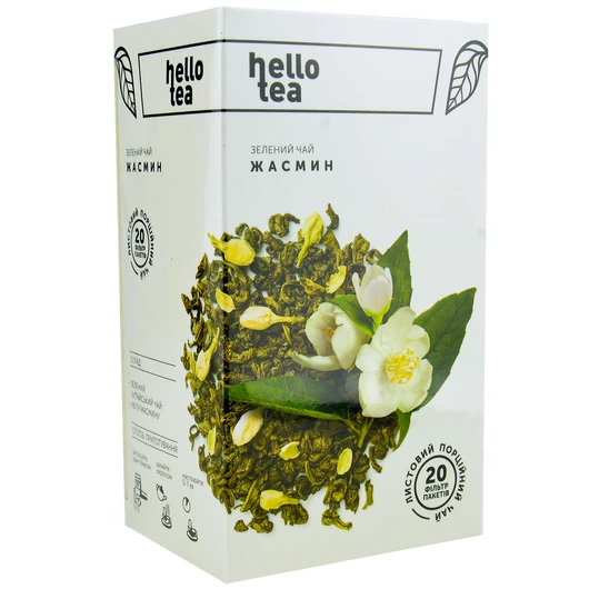 Чай зеленый Жасмин Hello Tea 20шт х 2,4г