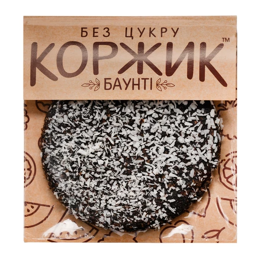 Коржик "Баунти" без сахара 45-50г