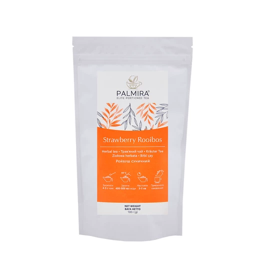 Чай травяной Ройбуш клубничный PALMIRA 100г