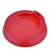 Крышка для бумажных стаканов КВ-79 красная 50шт, изображение 2