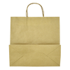 Паперовий пакет з ручками крафт 330х160х350мм, изображение 3