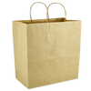 Паперовий пакет з ручками крафт 330х160х350мм