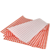Бумага упаковочная Красная клетка 300х300мм 500шт