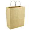 Паперовий пакет з ручками крафт 320х150х380мм