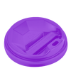 Крышка для бумажных стаканов R-90 фиолетовая 50шт, Материал: Пластик, Диаметр крышки, мм: 90, Цвет крышки: Фиолетовый, Инд. упаковка: Нет, изображение 2