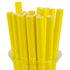 Паперова трубочка для коктейлів BUBBLE TEA Жовта 200х11мм 100шт, изображение 2