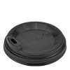 Крышка в инд. упаковке для бумажных стаканов S-71 черная 50шт, Диаметр крышки, мм: 71, Цвет крышки: Черный, Инд. упаковка: Есть, изображение 3