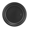Тарілка пластикова Преміум чорна D-220мм 25шт, изображение 2