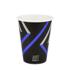 Стакан паперовий 400мл одношаровий Just Drink 50шт, Розмір стакана: 400, Колір стакана: З зображенням, Матеріал: Картон