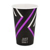 Стакан бумажный 500мл однослойный Just Drink 50шт, Размер стакана: 500, Цвет стакана: С рисунком, Материал: Картон