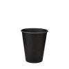 Стакан бумажный 175мл однослойный Black Edition 50шт, Размер стакана: 175, Цвет стакана: Черный, Материал: Картон