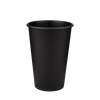 Стакан паперовий 340мл одношаровий Black Edition 50шт, Розмір стакана: 340, Колір стакана: Чорний, Матеріал: Картон
