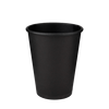 Стакан паперовий 400мл одношаровий Black Edition 50шт, Розмір стакана: 400, Колір стакана: Чорний, Матеріал: Картон