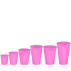 Стакан паперовий 400мл одношаровий BUBBLEGUM 50шт, Розмір стакана: 400, Колір стакана: Рожевий, изображение 3