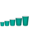 Стакан паперовий 180мл двошаровий Soft Touch бірюза 70шт, Розмір стакана: 180, Колір стакана: Бірюзовий, изображение 3
