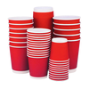 Стакан бумажный 400мл двухслойный Soft Touch красный 25шт, Размер стакана: 400, Цвет стакана: Красный, изображение 2