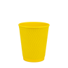 Стакан бумажный 250мл евро гофрированный Double YELLOW SUBMARINE 30шт