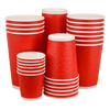 Стакан паперовий 180мл двошаровий DONUTS червоний 30шт, изображение 2