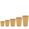 Стакан паперовий 180мл одношаровий крафт 80шт, Розмір стакана: 180, Колір стакана: Крафт, изображение 3