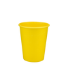 Стакан бумажный 250мл однослойный Yellow Edition 50шт, Размер стакана: 250, Цвет стакана: Желтый, Материал: Картон