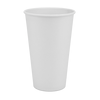 Стакан бумажный 500мл однослойный белый W 35шт