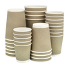 Стакан паперовий 175мл гофрований бурий 30шт, изображение 2
