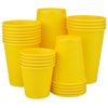 Стакан паперовий 110мл одношаровий Yellow Edition 50шт, Розмір стакана: 110, Колір стакана: Жовтий, Матеріал: Картон, изображение 2