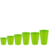 Стакан бумажный 110мл однослойный Grass Cup 50шт, Размер стакана: 110, Цвет стакана: Салатовый, Материал: Картон, изображение 3