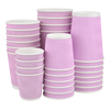 Стакан бумажный 180мл гофрированный лиловый 30шт, Размер стакана: 180, Цвет стакана: Лиловый, Материал: Картон, изображение 2