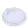 Крышка для бумажных стаканов F-90 белая 50шт, Материал: Пластик, Диаметр крышки, мм: 90, Цвет крышки: Белый, Инд. упаковка: Нет, изображение 2