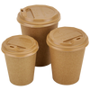 Кришка для паперових стаканів ТОП Ph-71 крафт 50шт, Матеріал: Пластик, Діаметр кришки, мм: 71, Інд. упаковка: Ні, изображение 3