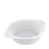 Тарелка пластиковая суповая белая 500мл 100шт