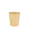 Стакан бамбуковый 185мл однослойный Bamboo Cup 50шт, Размер стакана: 185, Цвет стакана: Крафт, Материал: Бамбук