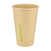 Стакан бамбуковый 500мл однослойный Bamboo Cup 50шт, Размер стакана: 500, Цвет стакана: Крафт, Материал: Бамбук