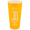 Стакан бумажный 600мл для холодных напитков Cheers 50шт, Размер стакана: 600, Цвет стакана: С рисунком, Материал: Картон