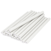 Паперова трубочка для коктейлів BUBBLE TEA Біла 200×11мм 100шт