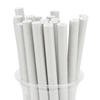 Паперова трубочка для коктейлів BUBBLE TEA Біла 200×11мм 100шт, изображение 2