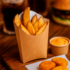 Упаковка для картошки фри крафт-белый 150х85х35мм 50шт, изображение 4