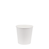 Стакан паперовий 110мл двошаровий White Sensitive 25шт, Розмір стакана: 110, Колір стакана: Білий, Матеріал: Картон