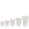Стакан паперовий 400мл двошаровий White Sensitive 25шт, Розмір стакана: 400, Колір стакана: Білий, Матеріал: Картон, изображение 3