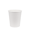 Стакан паперовий 270мл двошаровий White Sensitive 25шт, Розмір стакана: 270, Колір стакана: Білий, Матеріал: Картон
